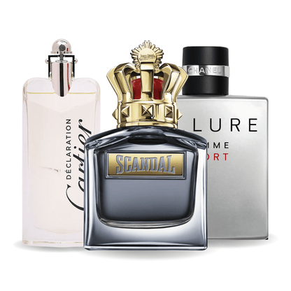 Set 3 Profumi | Allure Homme Sports, Jean Paul Gaultier Scandal, Cartier Declaration 100 ml