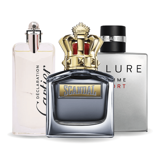 Set 3 Profumi | Allure Homme Sports, Jean Paul Gaultier Scandal, Cartier Declaration 100 ml