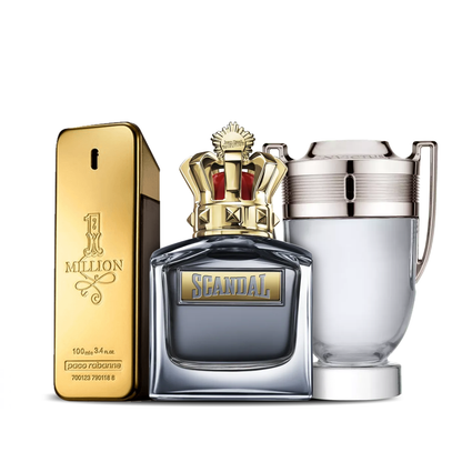 Set 3 Profumi | Invictus + Scandal Men + One Million 100 ml